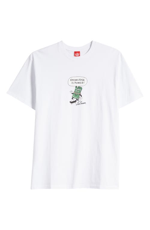 Shop Icecream Knowledge Graphic T-shirt In White