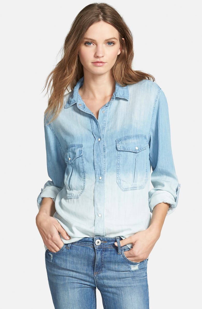 Rails 'Marlow' Dip Dye Chambray Shirt | Nordstrom