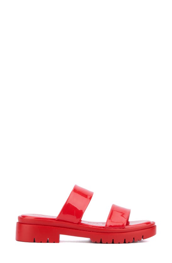 OLIVIA MILLER OLIVIA MILLER TEMPTING PLATFORM SLIDE SANDAL