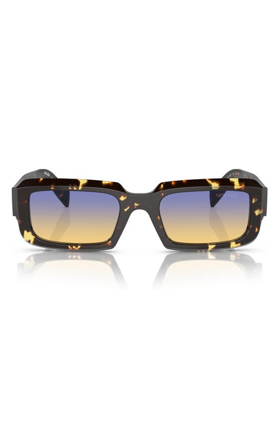 Prada 55mm Cat Eye Sunglasses In Blue Violet