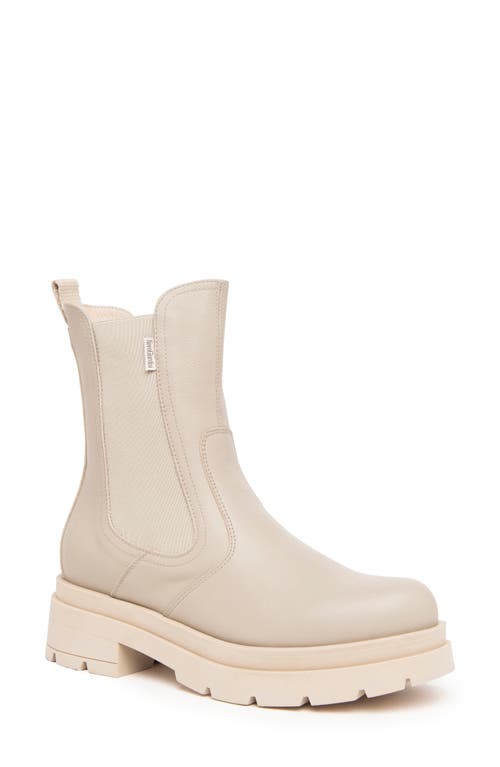 NeroGiardini Lug Sole Chelsea Boot in Beige/Khaki 