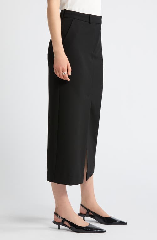 Shop Nordstrom Maxi Pencil Skirt In Black