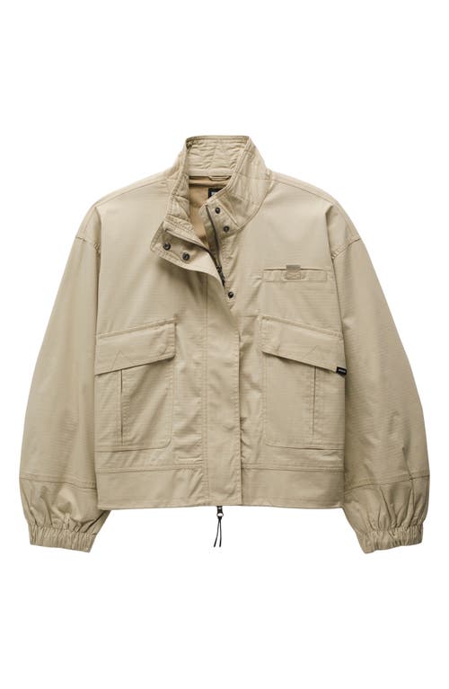 Prana Palisades Organic Cotton Blend Ripstop Jacket In Sandstone
