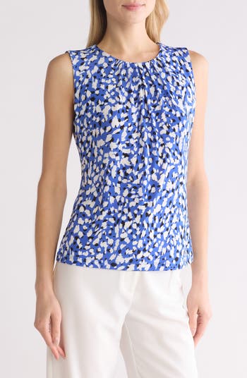 Calvin Klein Sleeveless Pleated Top Nordstromrack