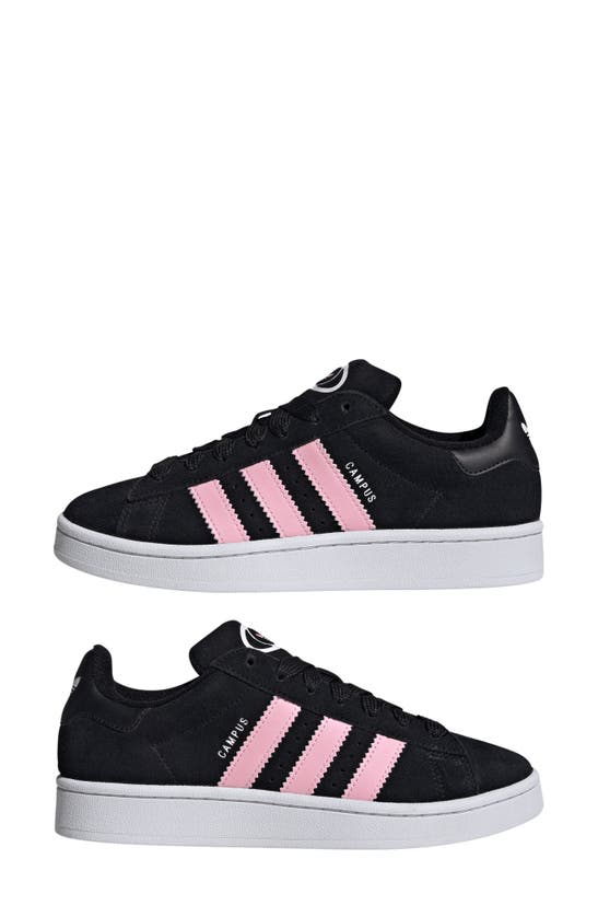 Shop Adidas Originals Campus 00s Sneaker In Black/ White/ True Pink