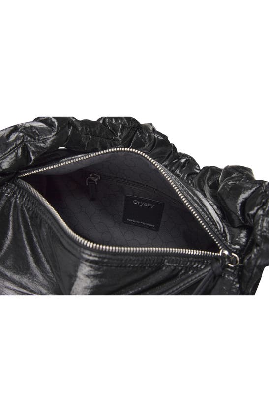 Shop Oryany Scrunch Shoulder Bag In Black