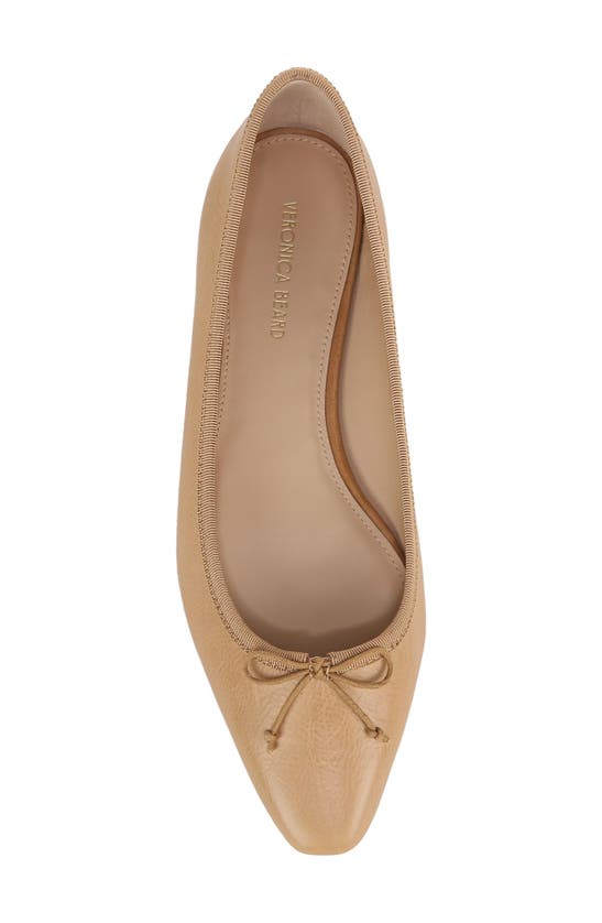 Shop Veronica Beard Catherine Ballet Flat In Natural