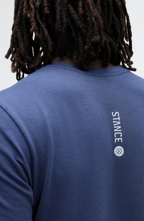 Shop Stance Fragment Performance T-shirt In Dark Navy