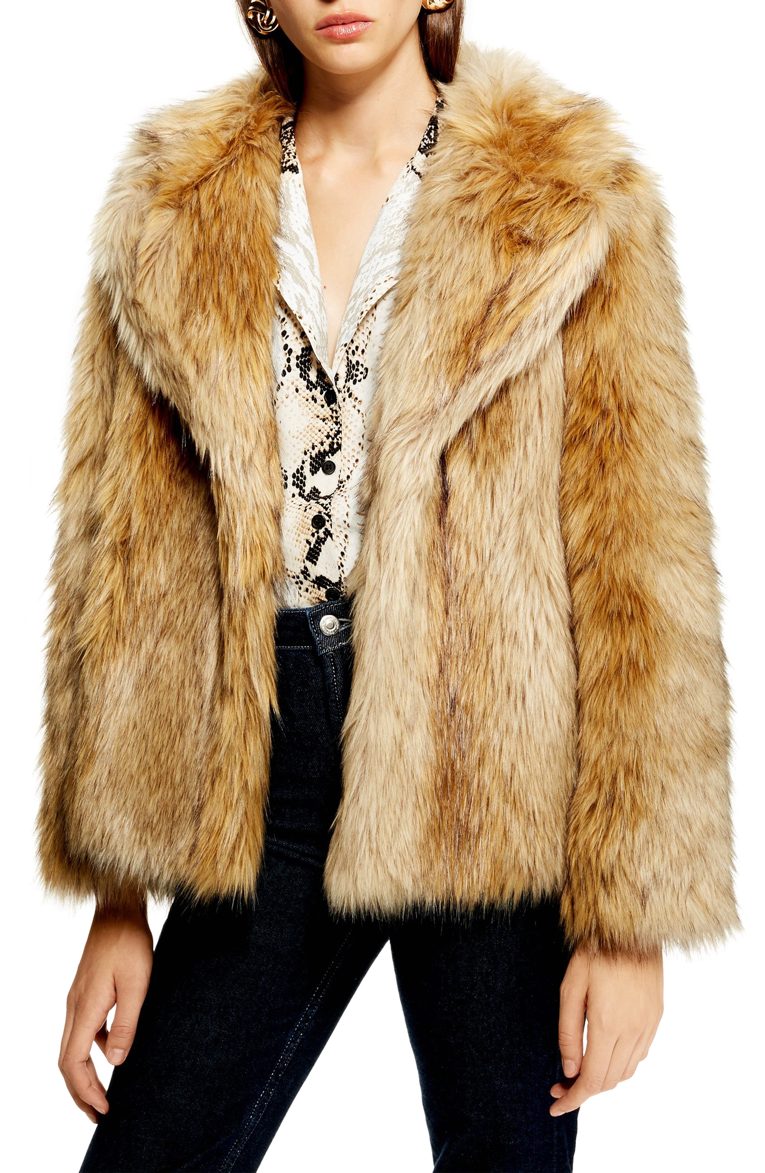 nordstrom rack fur coat