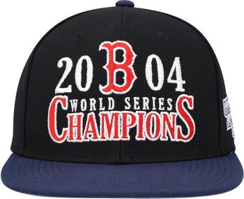 Mitchell & Ness Men's Mitchell & Ness Black Boston Red Sox World Series  Champs Snapback Hat