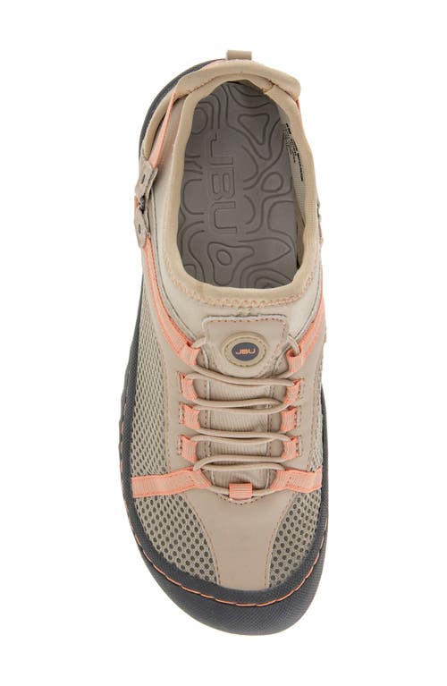 Shop Jbu By Jambu Tahoe Water Ready Sneaker In Light Tan/coral