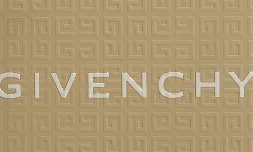 Shop Givenchy 4g-motif Leather Bifold Wallet In Khaki