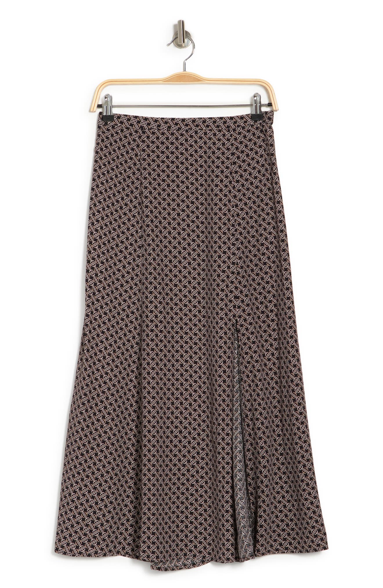 tahari leopard skirt