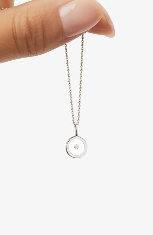 Shop Ana Luisa Floating Diamond Necklace In White Gold