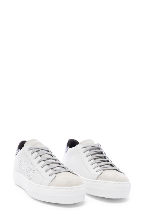 Thea Sneaker in White-Black