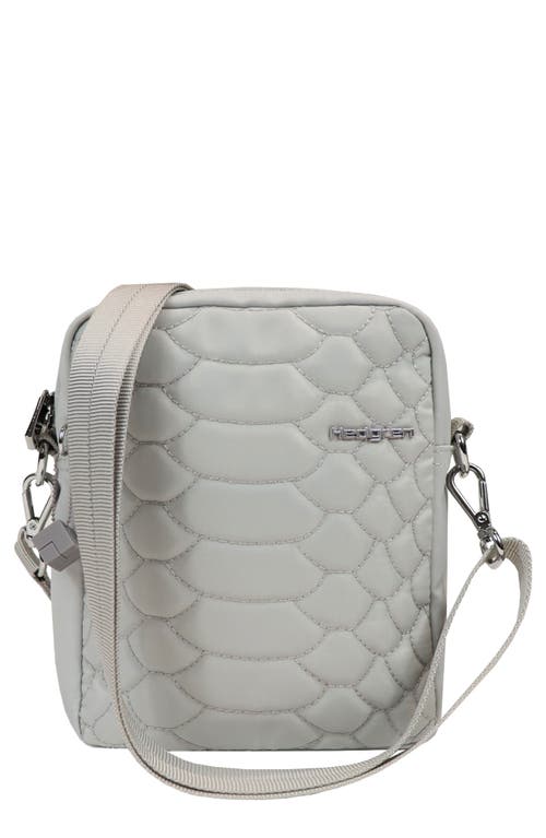 Josephine Water Repellent Recycled Polyester Crossbody in Alabaster