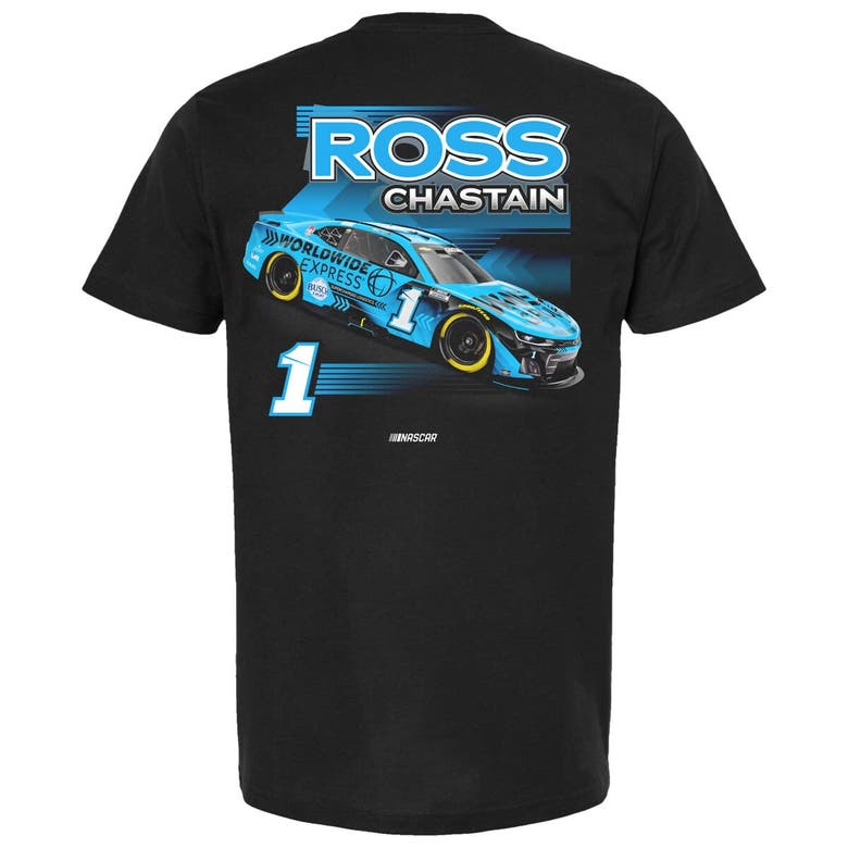 Shop Trackhouse Racing Team Collection Black Ross Chastain  Car T-shirt