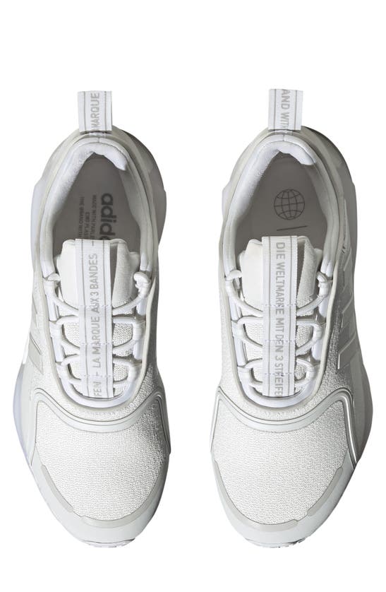 Shop Adidas Originals Nmd V3 Sneaker In White/ White/ Grey