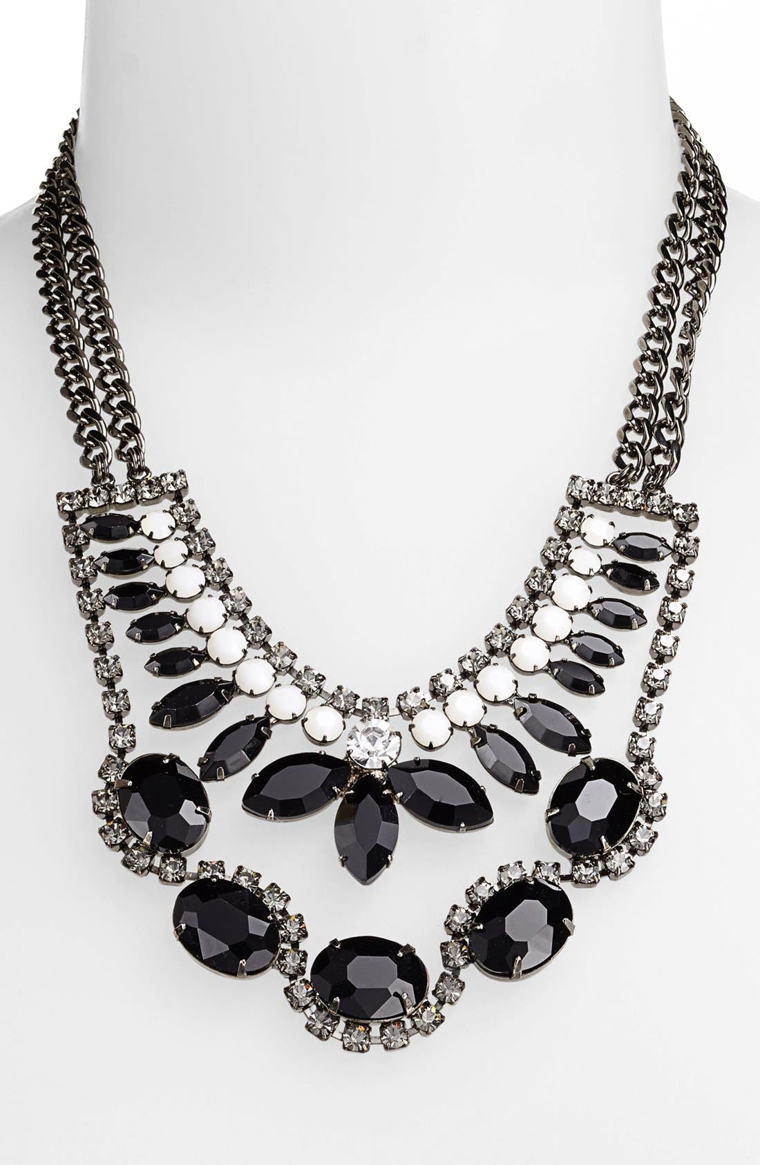 Nordstrom 'Lady Lux' Stone Bib Statement Necklace Nordstrom