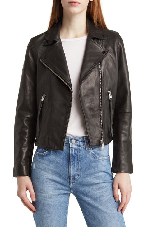 Dalby Leather Biker Jacket