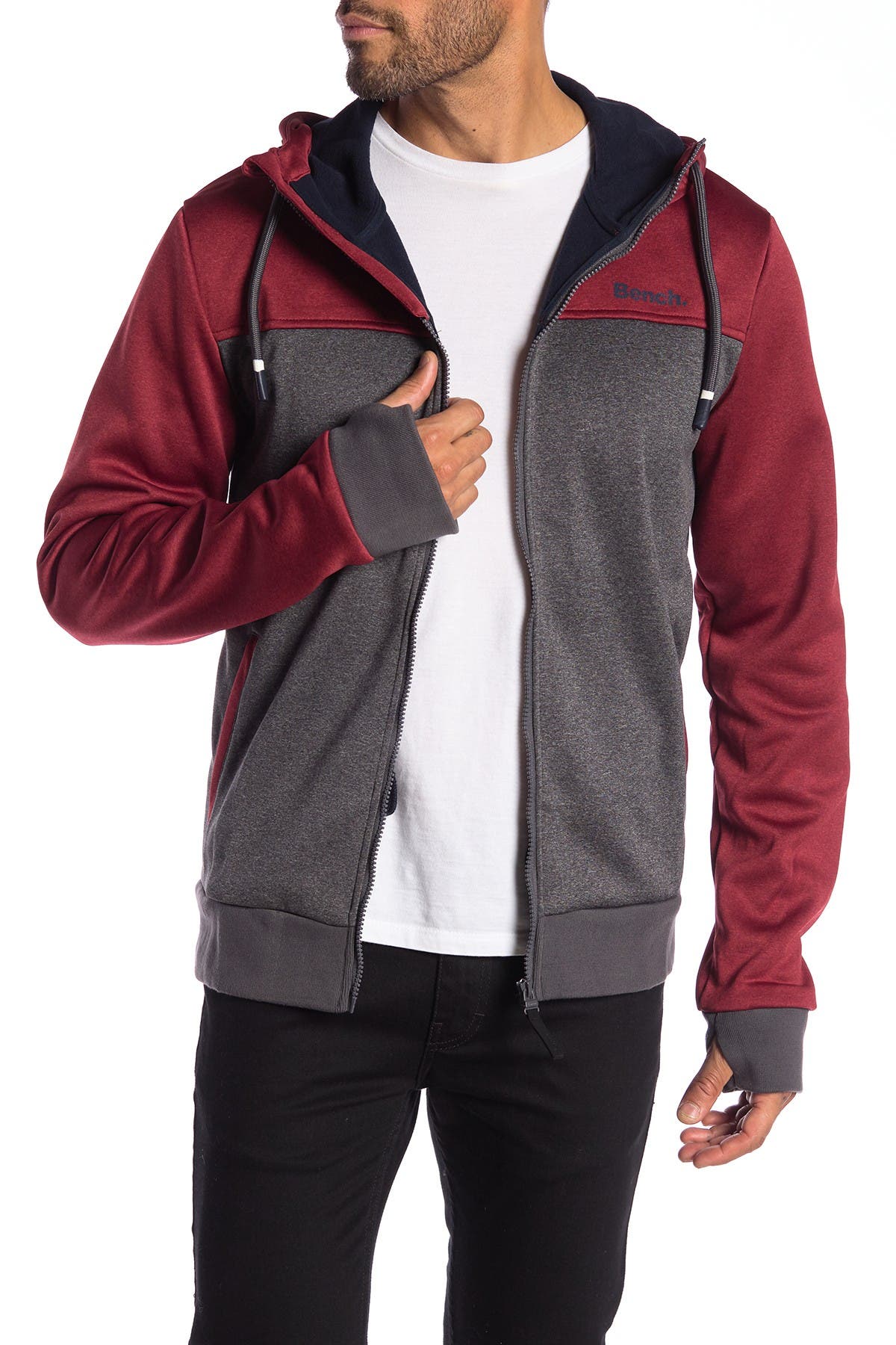 bench zip up hoodie