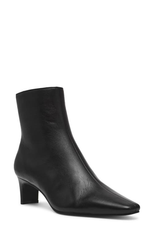 Shop Steve Madden Delvie Bootie In Black Leather