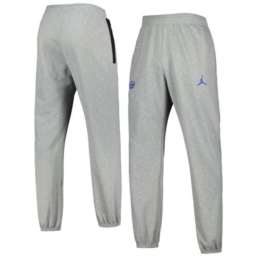 Men's Jordan Brand Heather Gray Florida Gators Team Logo Spotlight Performance Pants