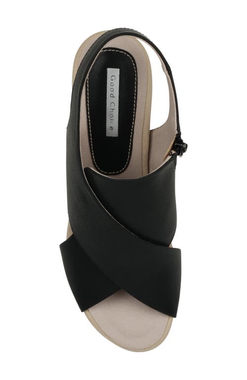 Shop Good Choice New York Keefa Slingback Sandal In Black