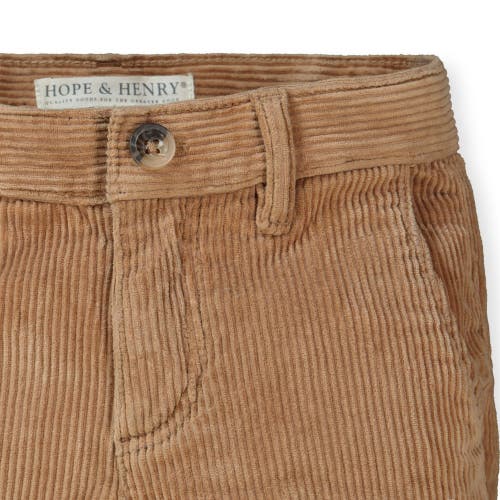 Shop Hope & Henry Boys' Organic Corduroy Pant, Toddler In Medium Brown