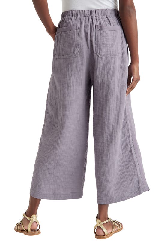 Splendid Kit Cotton Palazzo Pants In Oyster