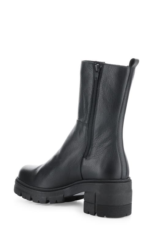 Bos. & Co. Brunas Waterproof Chelsea Boot In Black Feel/elastic