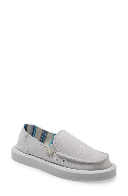 Donna Slip-On Sneaker in Grey