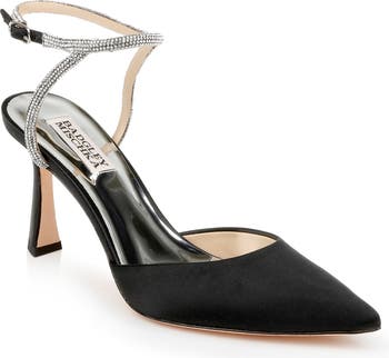 Badgley mischka faith 2024 ankle strap pump