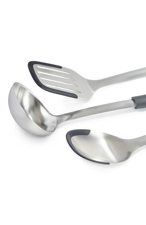 Berghoff Leo Graphite 3-pc. Stainless Steel Utensil Set In Grey
