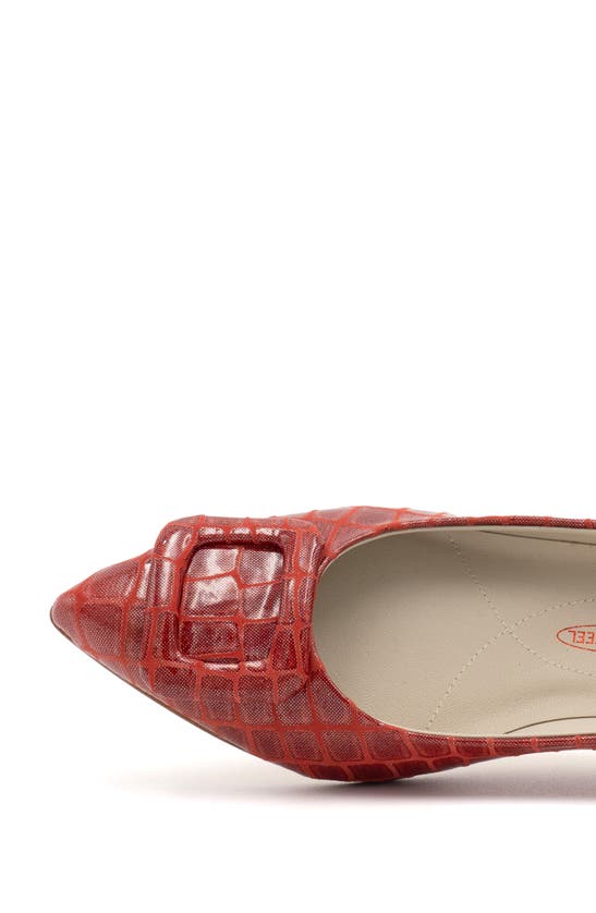 Amalfi By Rangoni Amsterdam Pointed Toe Pump In Red Benigni