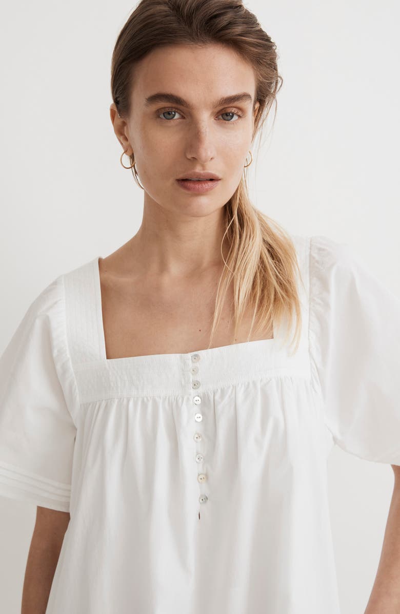 Madewell Nisha Cotton Poplin Dress | Nordstromrack