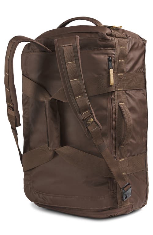 The North Face Base Camp Voyager 42l Duffle Bag In Smokey Brown/khaki Stone