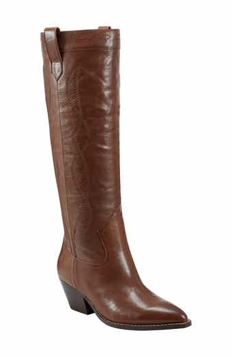 Journee Signature Pryse Leather Western Boot (Women)