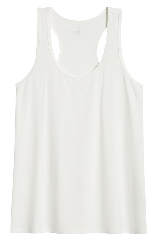 Shop Free Fly Motion Performance Racerback Tank In Bright White