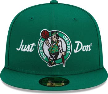 Men's New Era x Just Don Kelly Green Boston Celtics 59FIFTY Fitted Hat