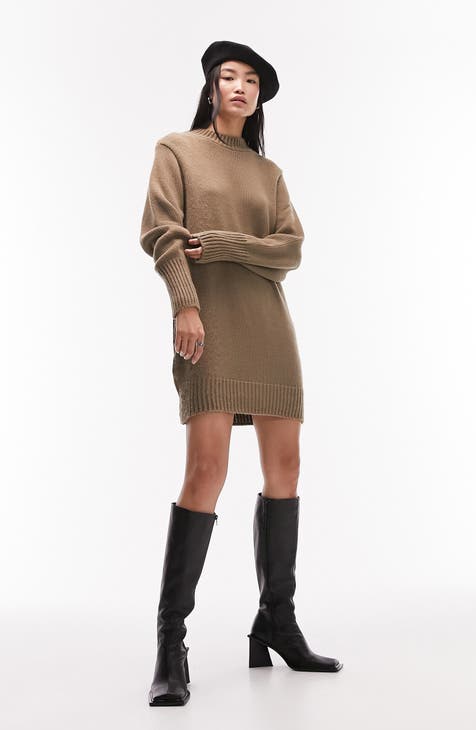 Tribal Mock Neck Sweater Dress – Broderick's Clothing Co.