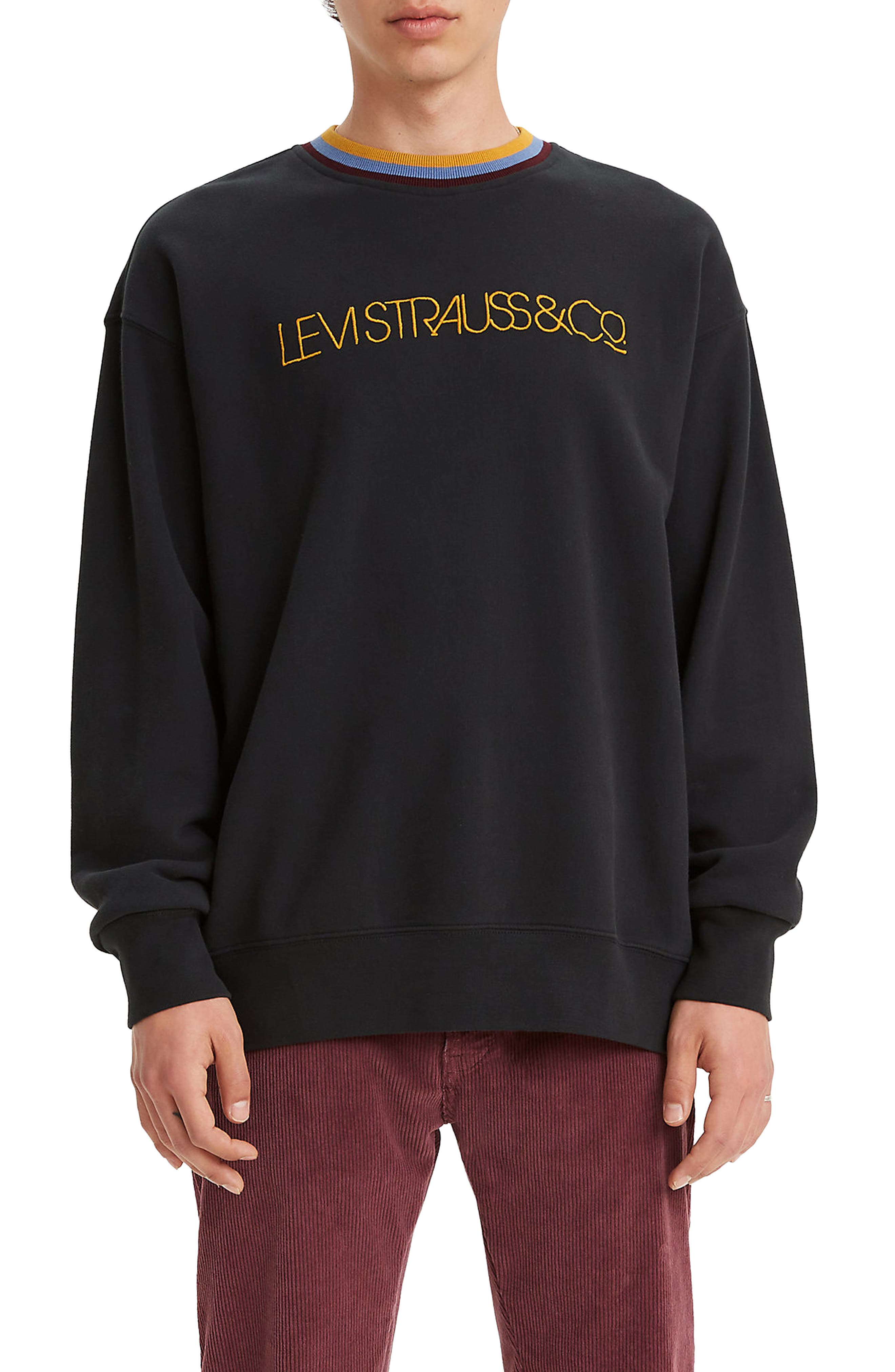 levi's crew neck sweater
