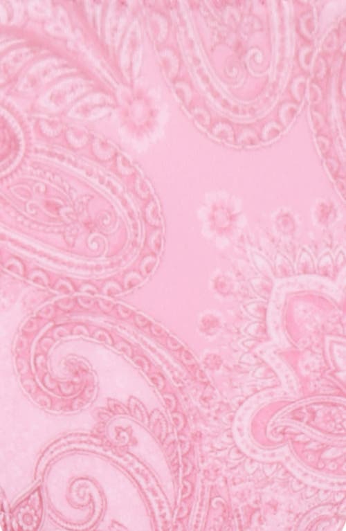 House Of Cb Capri-k Paisley High Leg Bikini Bottoms In Pink Paisley