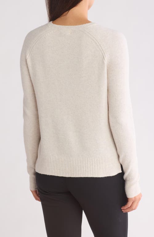 Caslon ® Raglan Sleeve Sweater In Beige Oatmeal Light Heather