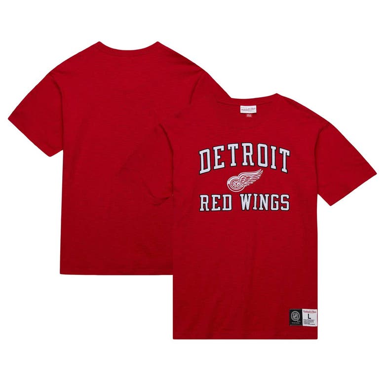 Shop Mitchell & Ness Red Detroit Red Wings Legendary Slub T-shirt