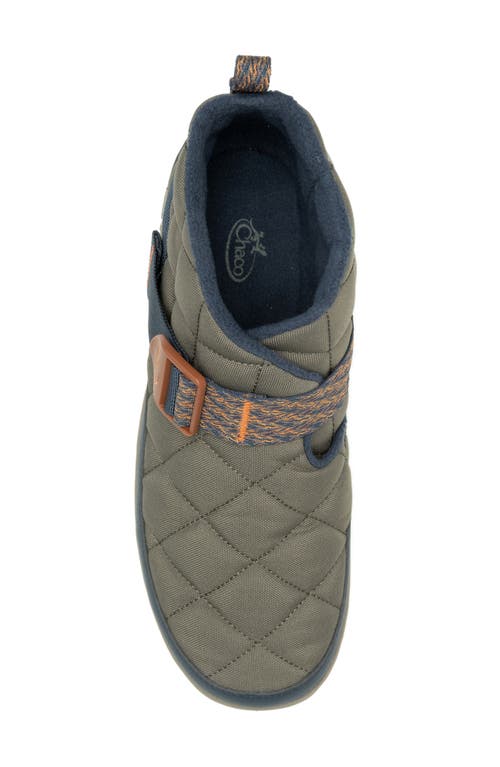 Chaco Ramble Rugged Puffer Slip-on In Dusty Olive