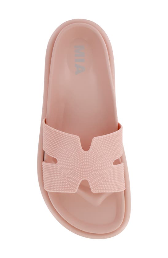 Shop Mia Bertini Slide Sandal In Blush