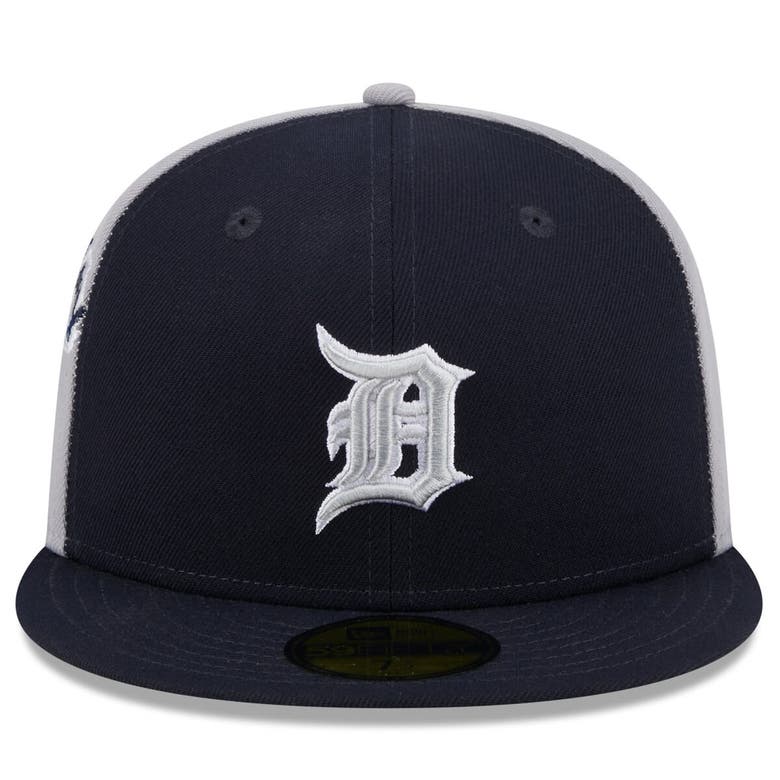 Shop New Era Navy/gray Detroit Tigers Gameday Sideswipe 59fifty Fitted Hat