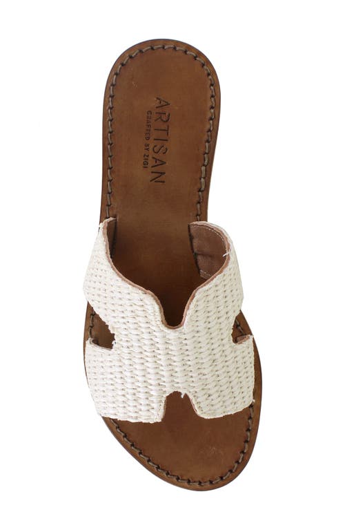 Shop Artisan Crafted By Zigi Kolinna Slide Sandal In White