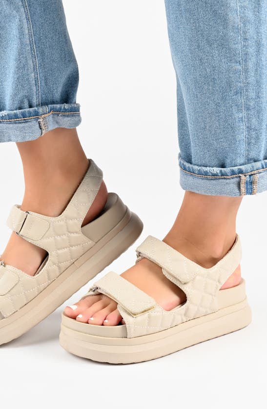 Journee Collection Debby Womens Adjustable Strap Footbed Sandals In Neutral